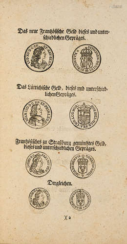 Numismatik Abdrücke Derer In dem Mandat de dato 28. Apr. 172...