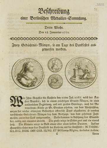 Numismatik - - Johann Karl Wilhelm