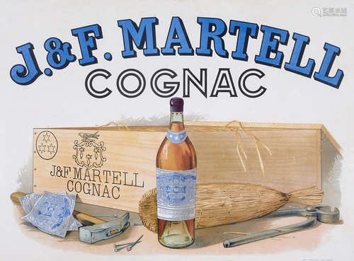 Plakate - - J. & F. Martell Cognac.