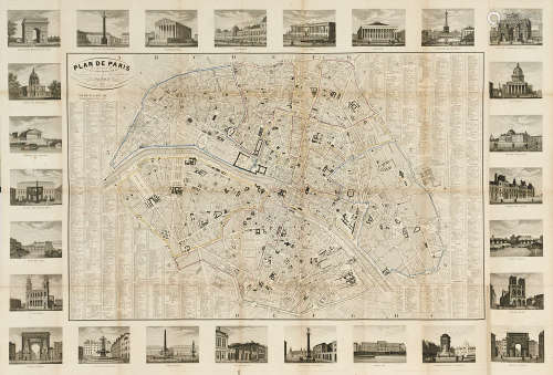 Frankreich - Paris - - Plan de Paris