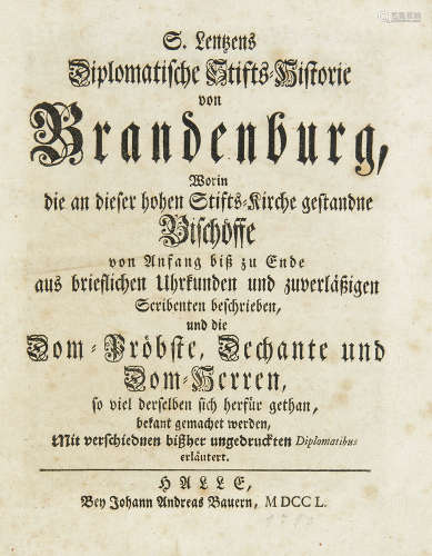 Brandenburg - - Samuel Lenz. (1686 -
