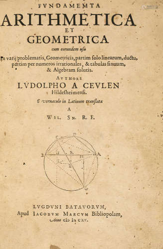 Mathematik - - Ludolph van Ceulen.
