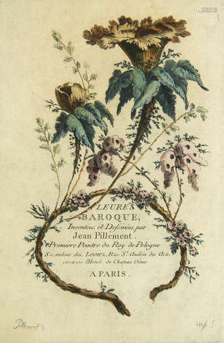Jean-Baptiste Pillement. Fleures