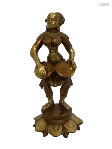 Pure brass statue