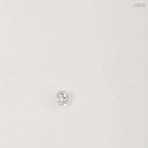 Diamant sur papier. Poids du diamant : 1,02 carat. Couleur :...