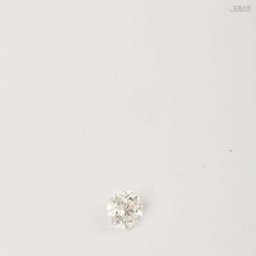 Diamant sur papier. Poids du diamant : 2,02 carats. Couleur ...