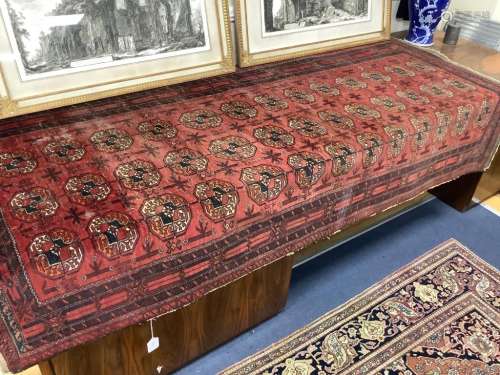 A Persian Tekke style rug, 218 x 112cm