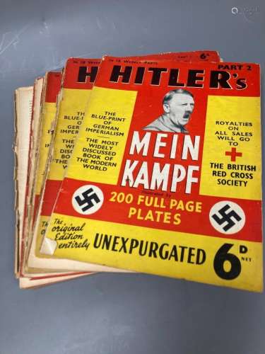 Hitler's Mein Kampf Magazines Original 1938 published for Br...