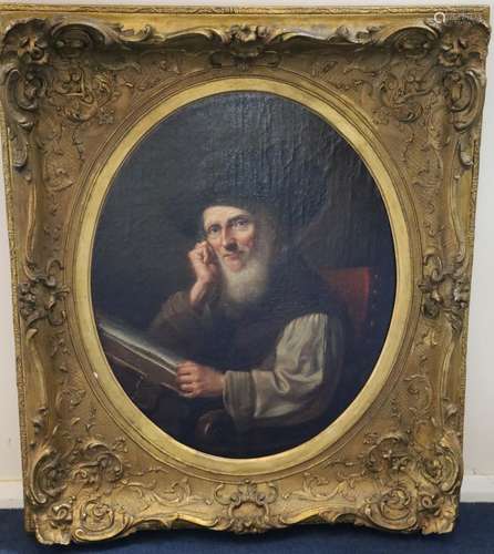 19th century Flemish School Portrait of a 17th century gentl...