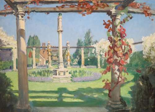 § Frank Owen Salisbury (1874-1962)The Garden, Summerchase, T...