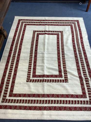 An Indian Kelim carpet 230 x 170cm