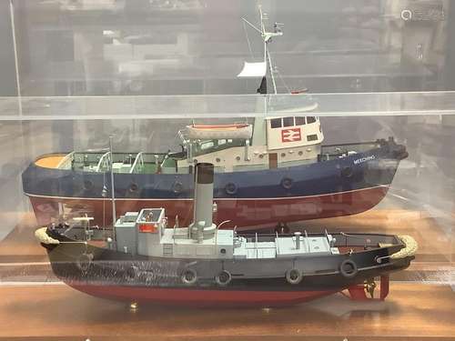 A scale model of the British Railways tug 'Meeching' (Newhav...