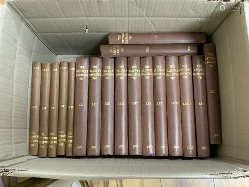 A complete set of The Railway Magazine, 1897-1959, bound in ...