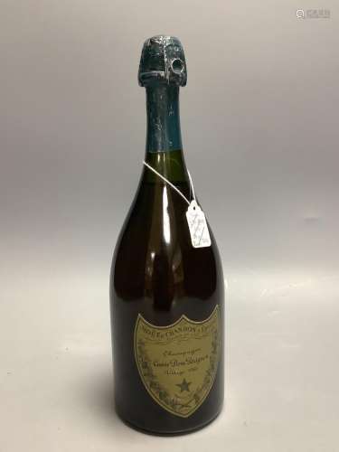 One bottle of Moet et Chandon Champagne Cuvee Dom Perignon V...