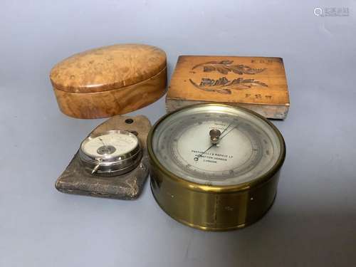 Pastorelli & Rapkin compensated barometer, model number 6557...