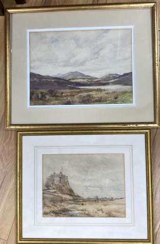 George Edward Horton (1859-1950), landscape with fortificati...