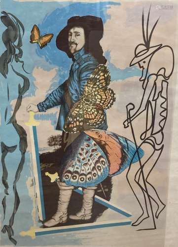 Salvador Dali (1904-1989), lithograph on Japan paper, Courti...