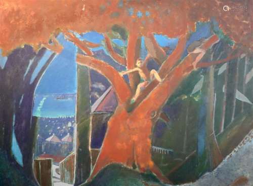 § Harold Mockford (1932-) 'The Big Tree' oil on board signed...