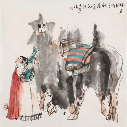 Character painting by Liu Da Wei