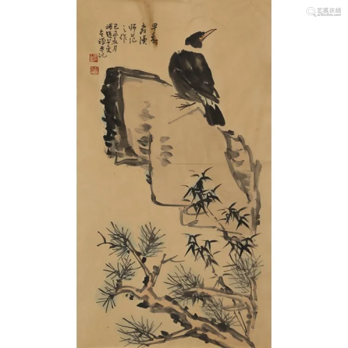 Bird painting by Li Ku Chan