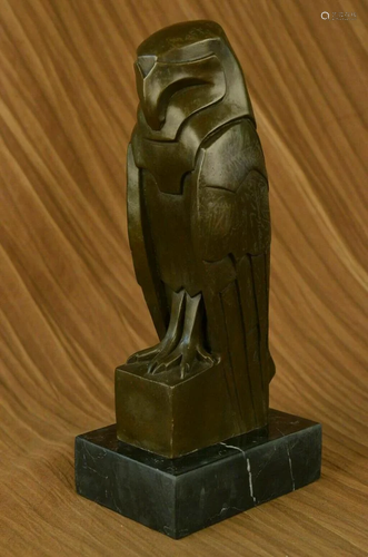 Gorgeous Art Nouveau Deco Austrian Bronze Numbered Owl