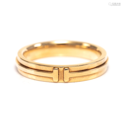 Tiffant&Co. - Narrow - 18k White Gold Ring