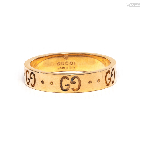 GUCCI - 18k Yellow Gold Ring