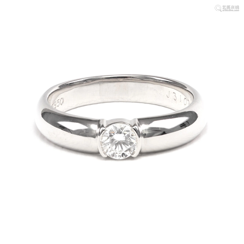 Tiffany&Co - Etoile - Platinum 950 Ring