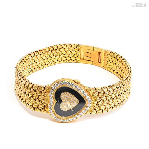 Piaget - 18k Yellow Gold set with Diamonds