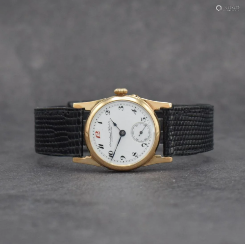 IWC rare and early 14k pink gold wristwatch