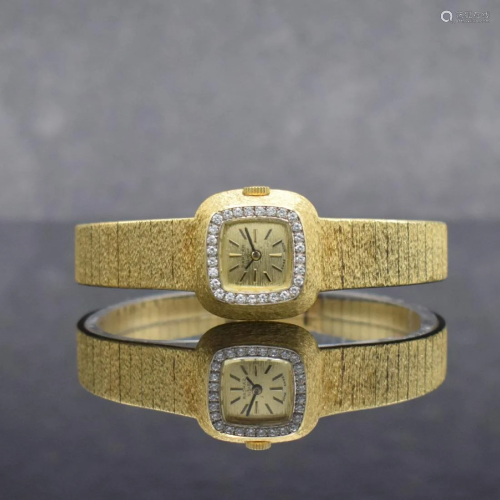 SARCAR 18k gold diamonds set ladies wristwatch