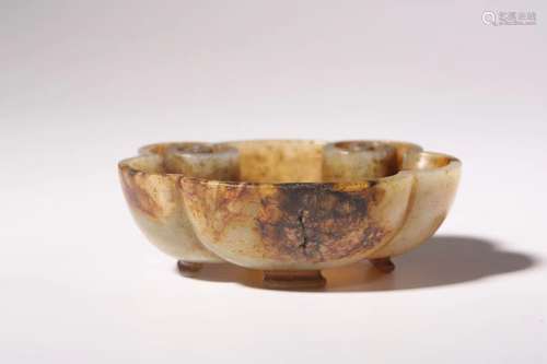 Stiftwäsche mit Ruyi Muster,Hetian Jade