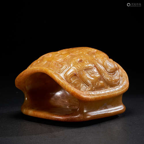 JADE TURTLE SHELL, SHANG DYNASTY, CHINA