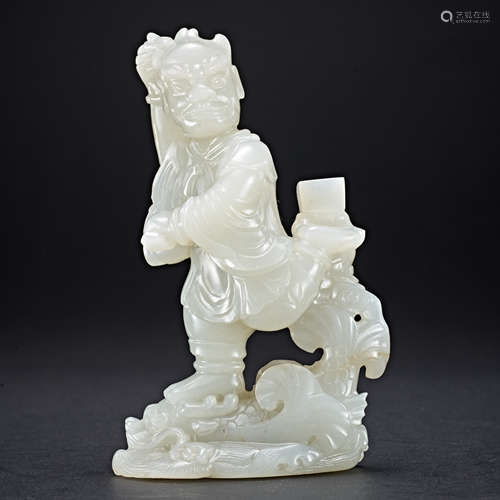 QING DYNASTY, HETIAN JADE ORNAMENT