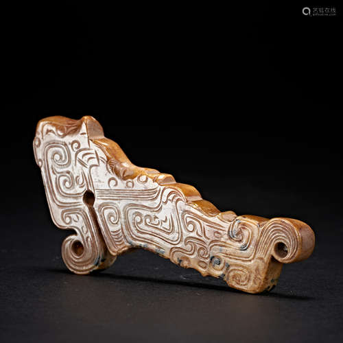 HETIAN JADE PENDANT, WESTERN ZHOU DYNASTY, CHINA