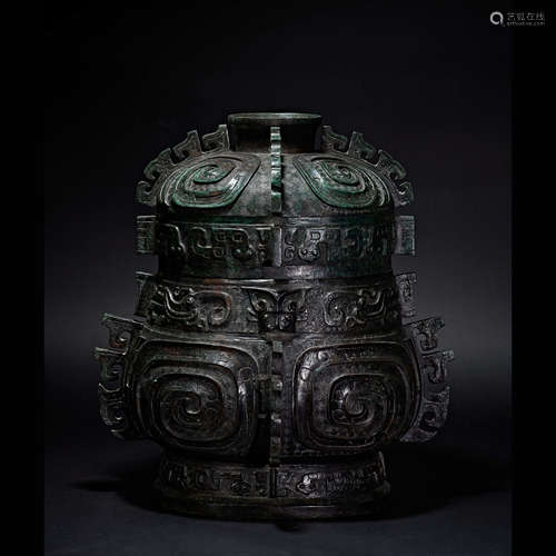 CHINESE BRONZE, WESTERN ZHOU DYNASTY