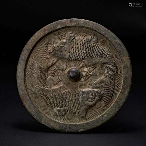 LIAO AND JIN DYNASTIES, COPPER MIRROR