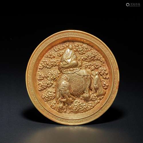 LIAO DYNASTY, GOLDEN PLATE