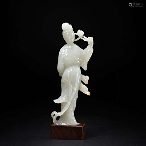 HETIAN JADE LADY, QING DYNASTY, CHINA