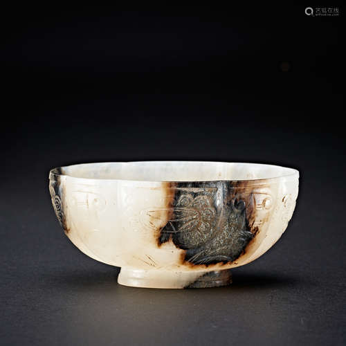 TANG DYNASTY, HETIAN JADE CUP