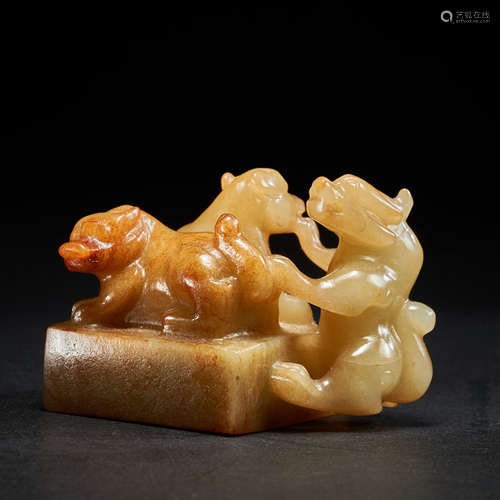 HAN DYNASTY HETIAN JADE SEAL