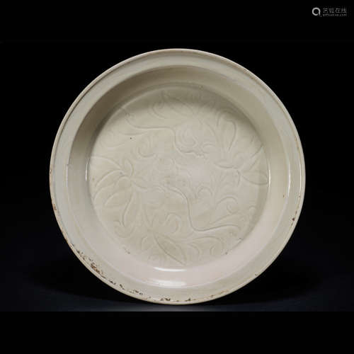 SONG DYNASTY DING WARE PATTERN PLATE