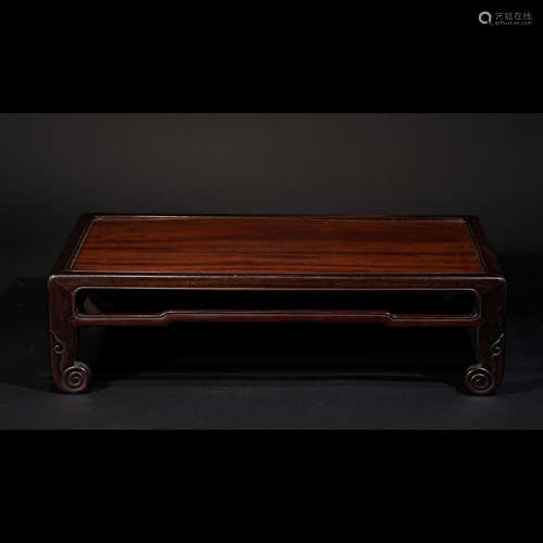 QING DYNASTY RED WOOD TABLE