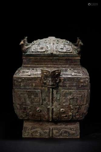 WESTERN ZHOU DYNASTY BRONZE YI