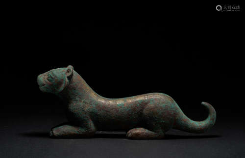 HAN DYNASTY BRONZE TIGER CHARACTER