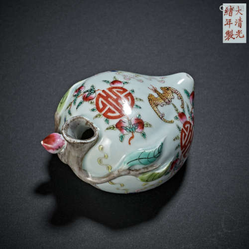 QING DYNASTY PASTEL WATER DROPLET