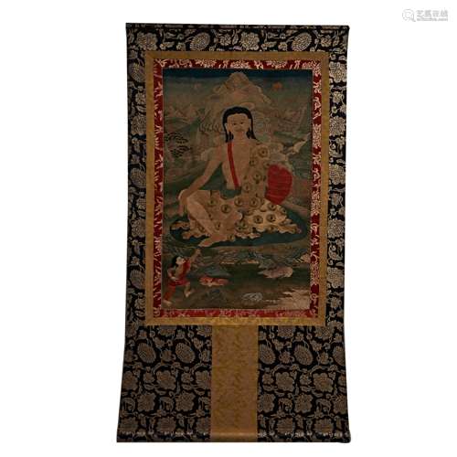 QING DYNASTY THANGKA