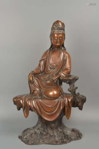 Broze Guanyin statue