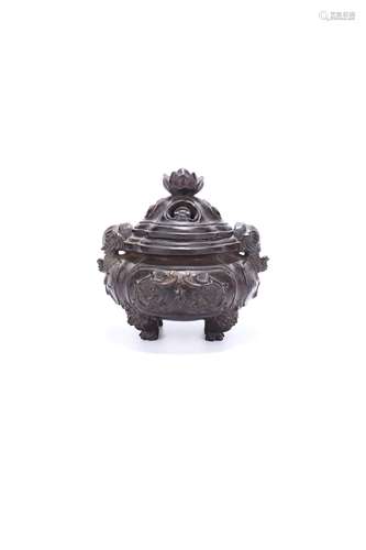 chinese red sandalwood censer