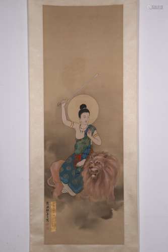 chinese zhang shanma's painting